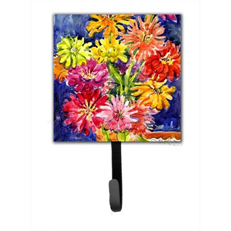 Carolines Treasures Gerber Daisies Flower Leash Holder Or Key Hook 6069SH4